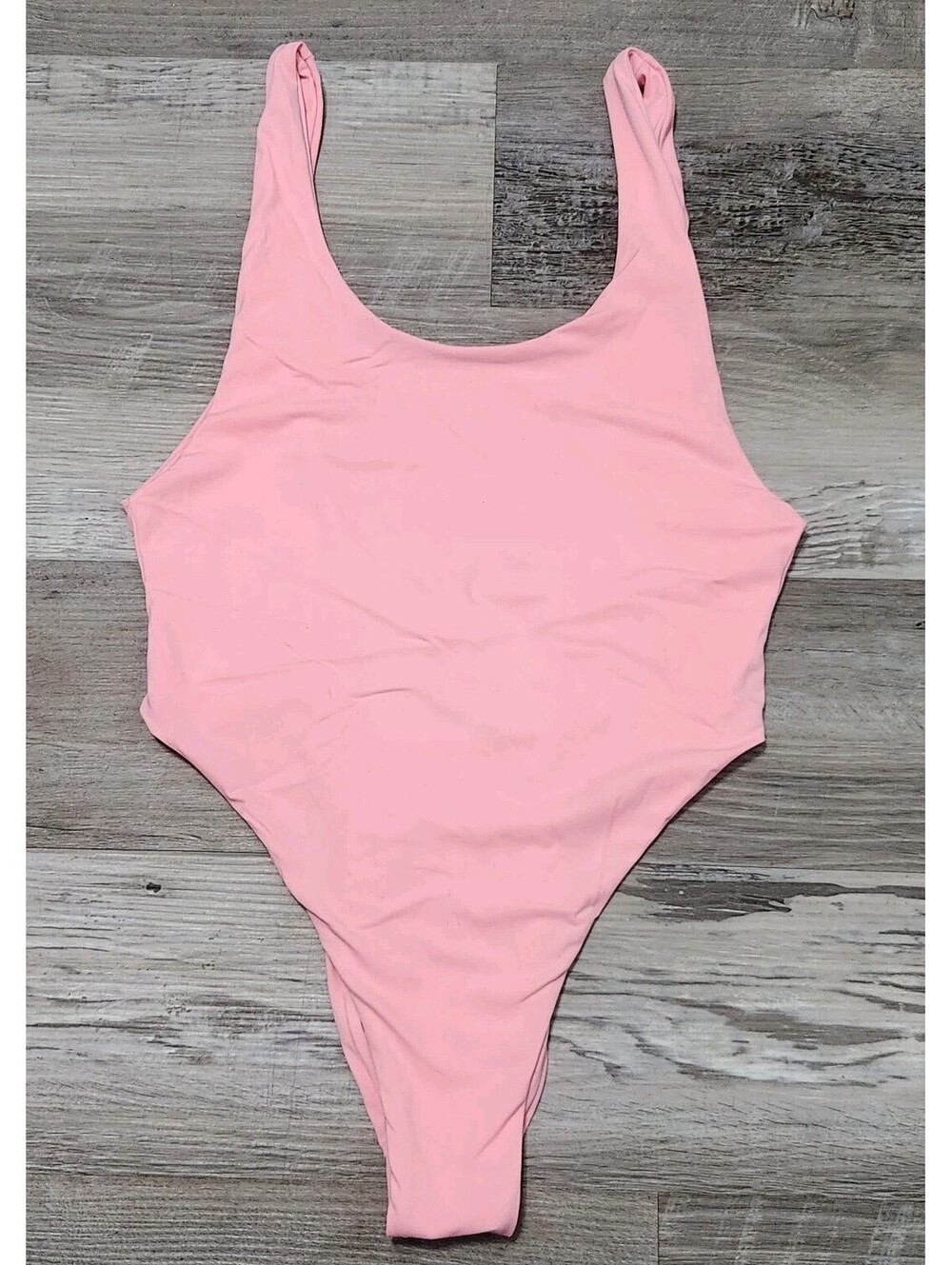 Reina Olga Swimsuit Size 2 Pink Bay watch One Piece Pink Double Lined